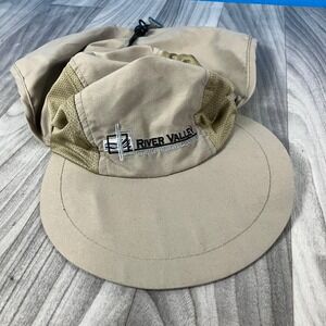 River Valley Center Duck Bill Hat Fishing Cobra Men's Adjustable Tan Sun Shield